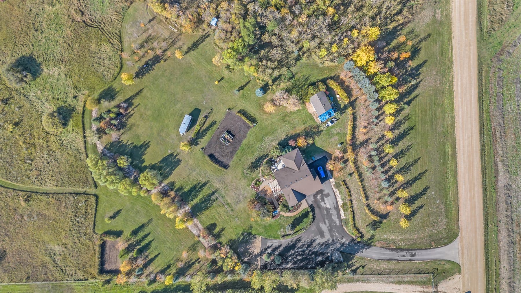 Calgary drone photography for real estate listings and acreages